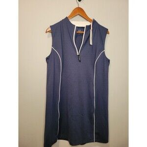 Vineyard Vines Cloudspun Tech Sport Performance Blue Dress Sleeveless